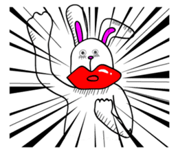 Atsuo the rabbit sticker #655209