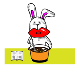 Atsuo the rabbit sticker #655211