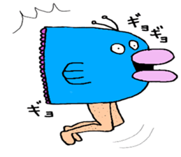 Manbo-man(ocean sunfish) sticker #655710