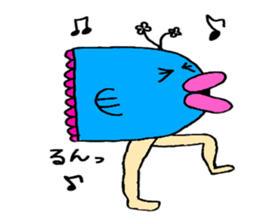 Manbo-man(ocean sunfish) sticker #655722