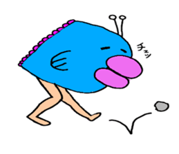 Manbo-man(ocean sunfish) sticker #655733