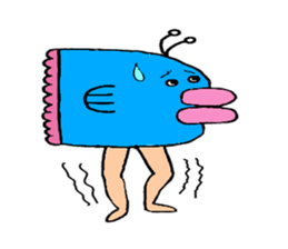 Manbo-man(ocean sunfish) sticker #655744