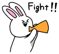 Acchan of rabbit English version sticker #655826