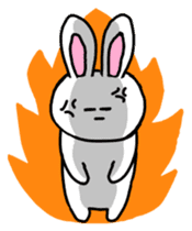 Acchan of rabbit English version sticker #655837