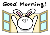 Acchan of rabbit English version sticker #655841