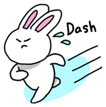 Acchan of rabbit English version sticker #655844