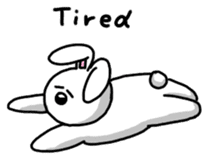 Acchan of rabbit English version sticker #655846