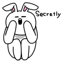 Acchan of rabbit English version sticker #655849