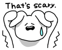 Acchan of rabbit English version sticker #655850