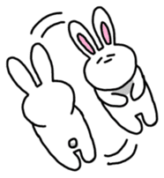 Acchan of rabbit English version sticker #655856