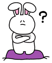 Acchan of rabbit English version sticker #655857