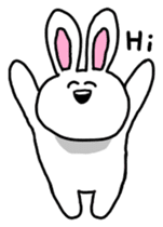 Acchan of rabbit English version sticker #655860