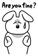 Acchan of rabbit English version sticker #655862