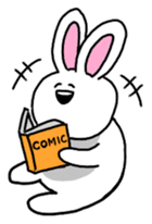 Acchan of rabbit English version sticker #655864