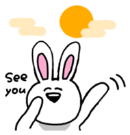 Acchan of rabbit English version sticker #655865