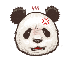 Humorous panda "Mr.Bendell" sticker #656307