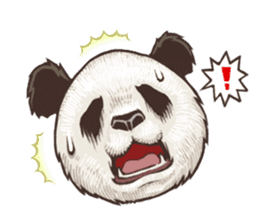 Humorous panda "Mr.Bendell" sticker #656312