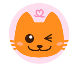 Are together with a cat. sticker #656427