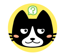 Are together with a cat. sticker #656434