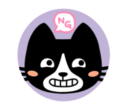 Are together with a cat. sticker #656437