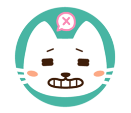 Are together with a cat. sticker #656456