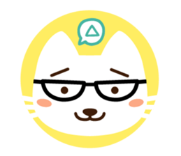 Are together with a cat. sticker #656457