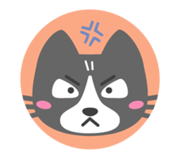 Are together with a cat. sticker #656458