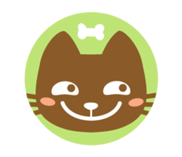 Are together with a cat. sticker #656462