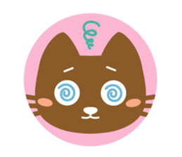 Are together with a cat. sticker #656463