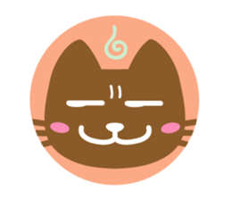 Are together with a cat. sticker #656465