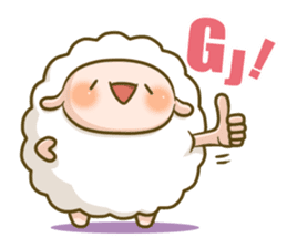 Supportive response sheep sticker #656586