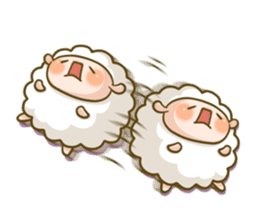 Supportive response sheep sticker #656621