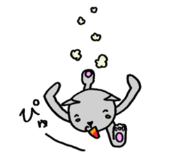 Cat for answering Everyday of the Coro sticker #656809