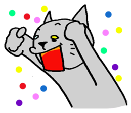 Cat for answering Everyday of the Coro sticker #656810