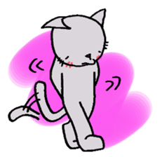 Cat for answering Everyday of the Coro sticker #656823
