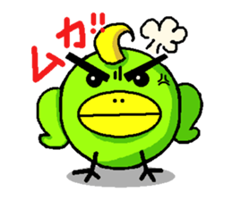 donkey and bird sticker #656844