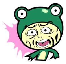 Animal Friends Duck and Frog sticker #657077