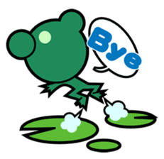 Animal Friends Duck and Frog sticker #657083