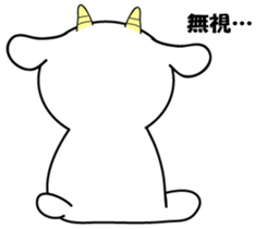 White and black sticker #657153