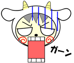 White and black sticker #657162