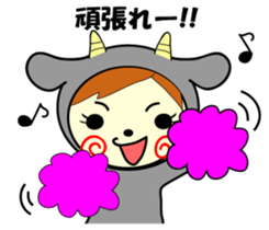 White and black sticker #657177