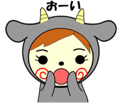 White and black sticker #657181