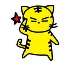 TORA-NECO "tiger or cat" sticker #657239