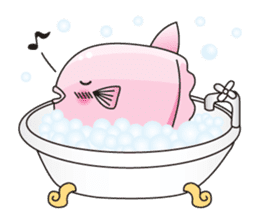 Ocean sunfish Mola sticker #657479