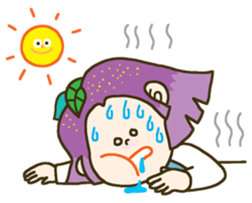 Purple star sticker #657795