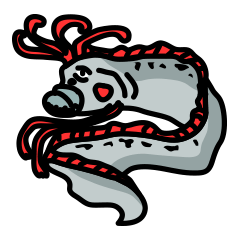 Slender oarfish LINE Stickers