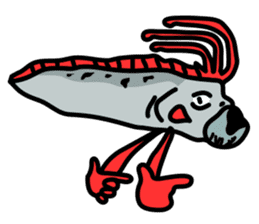 Slender oarfish LINE Stickers sticker #657989