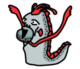 Slender oarfish LINE Stickers sticker #658012