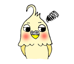 cockatiel  stamp sticker #659429