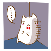 whitecat sticker #659619